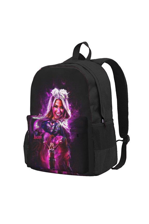 16.5in Liv Wres-Tler Mor-,ga Backpacks Cute Laptop bag Cartoon Bags Bookbag Daypack Outdoor Travel