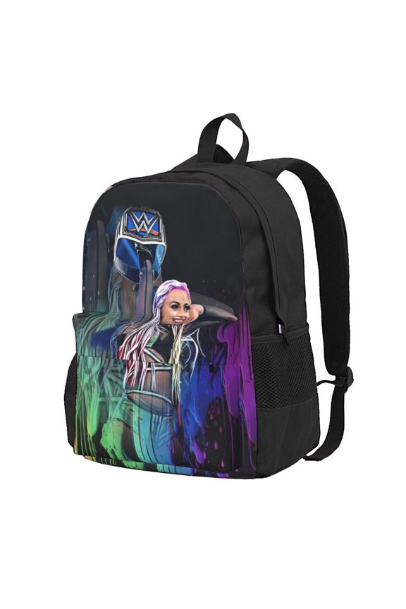 16.5in Liv Wres-Tler Mor-,ga Backpacks Cute Laptop bag Cartoon Bags Bookbag Daypack Outdoor Travel