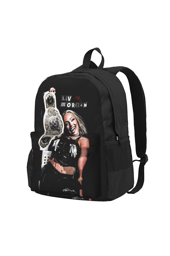 16.5in Liv Wres-Tler Mor-,ga Backpacks Cute Laptop bag Cartoon Bags Bookbag Daypack Outdoor Travel