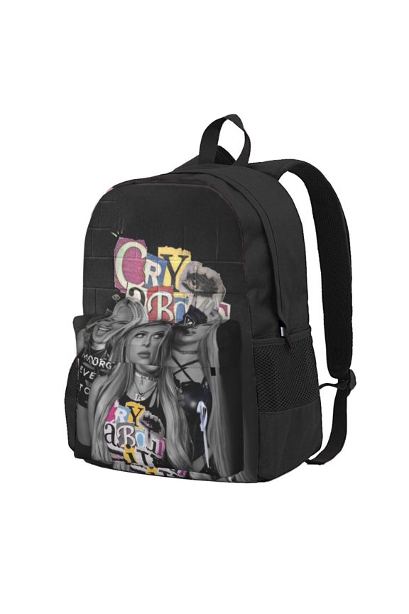 16.5in Liv Wres-Tler Mor-,ga Backpacks Cute Laptop bag Cartoon Bags Bookbag Daypack Outdoor Travel