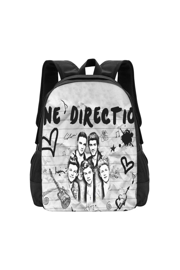 16.5in One Music Direc-,Ti0n Backpacks Cute Bag Anime Backpack Cartoon Bags Bookbag Daypack Outdoor Travel