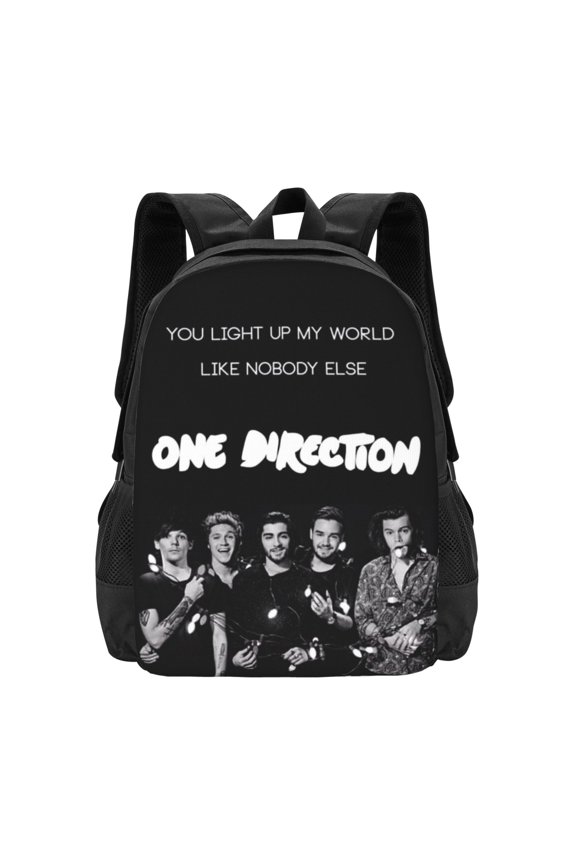 16.5in One Music Direc-,Ti0n Backpacks Cute Bag Anime Backpack Cartoon Bags Bookbag Daypack Outdoor Travel