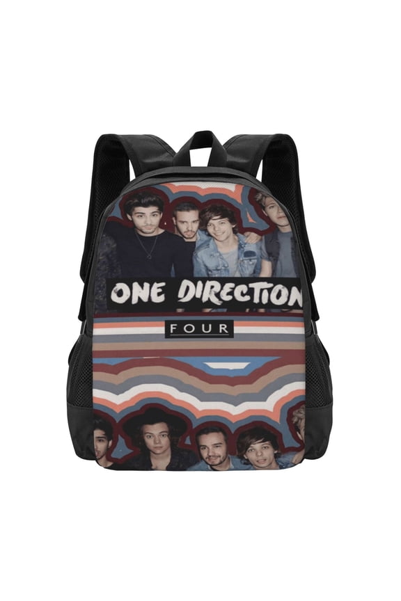 16.5in One Music Direc-,Ti0n Backpacks Cute Bag Anime Backpack Cartoon Bags Bookbag Daypack Outdoor Travel