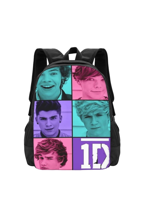 16.5in One Music Direc-,Ti0n Backpacks Cute Bag Anime Backpack Cartoon Bags Bookbag Daypack Outdoor Travel