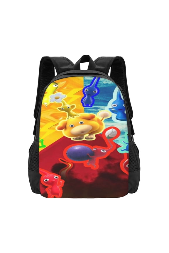 16.5in Pikmin Backpack Multifunction Backpacks Lightweight Sports Travel Laptop Bag Daypack