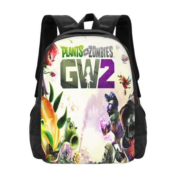 16.5in Plants vs Zombies Backpack Backpacks Lightweight Sports Travel Laptop Bag Daypack