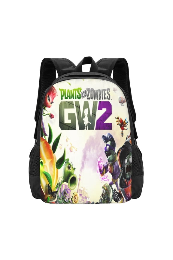 16.5in Plants vs Zombies Backpack Backpacks Lightweight Sports Travel Laptop Bag Daypack
