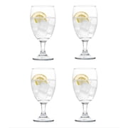 16.5oz Lexington Glass Goblets, Dishwasher Safe Drinking Goblets For Iced Tea, Lemonade, Water - Set of 4