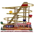 thumbnail image 1 of Northlight LED Lighted Animated and Musical Roller Coaster Christmas Village Display - 16.75", 1 of 6