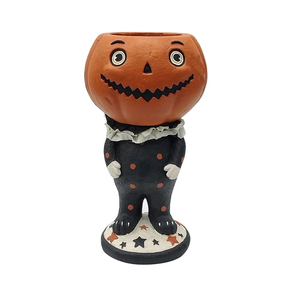 16.75" Jester Jack-o'-Lantern Candy Bowl by Ashland