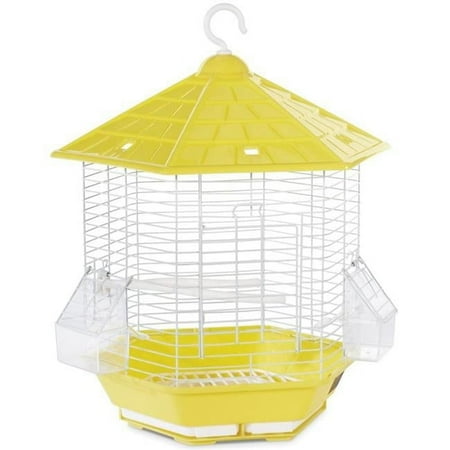 16.75 x 10 in. Dia. Bali Bird Cage, Yellow
