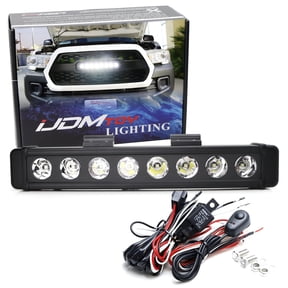 16" 80W High Power Single Row CREE LED Light Bar Kit w/ Relay Wiring Harness For Truck SUV Jeep Off-Road