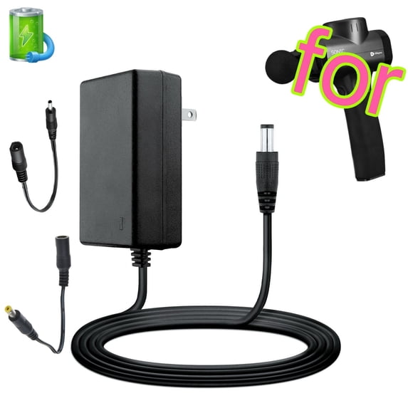 16.8V Charger Compatible with LifePro Sonic Handheld Percussion Massage ...