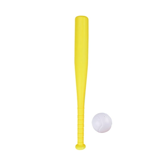 16.9×1.7 Inch Lightweight Plastic Baseball Bat & Ball Set Durable Interactive Game Prop for Home Courtyard Outdoor Leisure Decor & Present