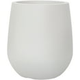 thumbnail image 1 of 16.9" H Resin Tall Planters for Outdoor Plants, Modern White Round Tapered Plastic Flower Pot for Outdoor and Indoor Plants, Large Plant Pot with Drainage Holes and Rubber Plug for Home Garden Patio, 1 of 9