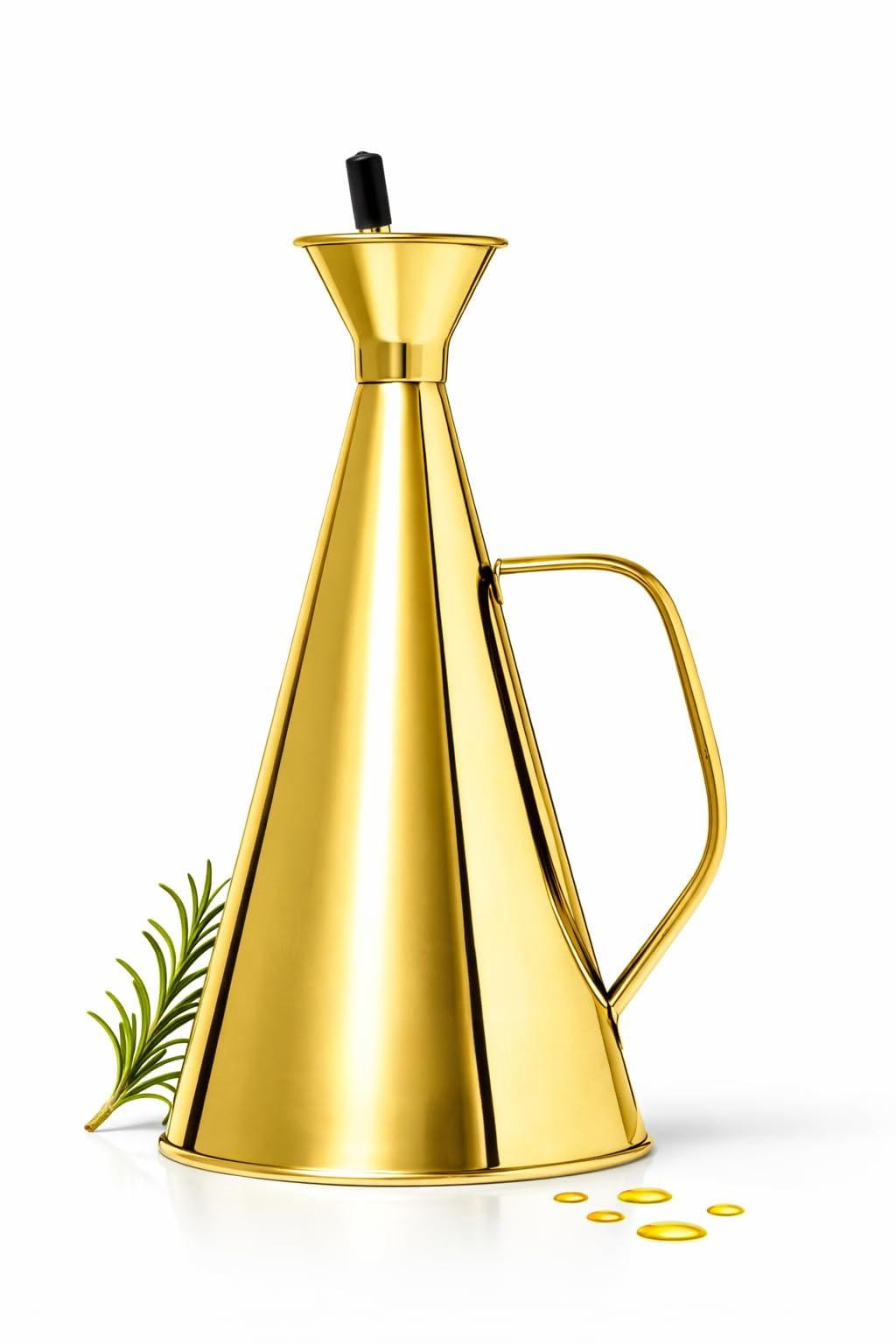 Copper 8.5 Ounces 1 Stainless Steel Oil & Vinegar Dispenser Bottle