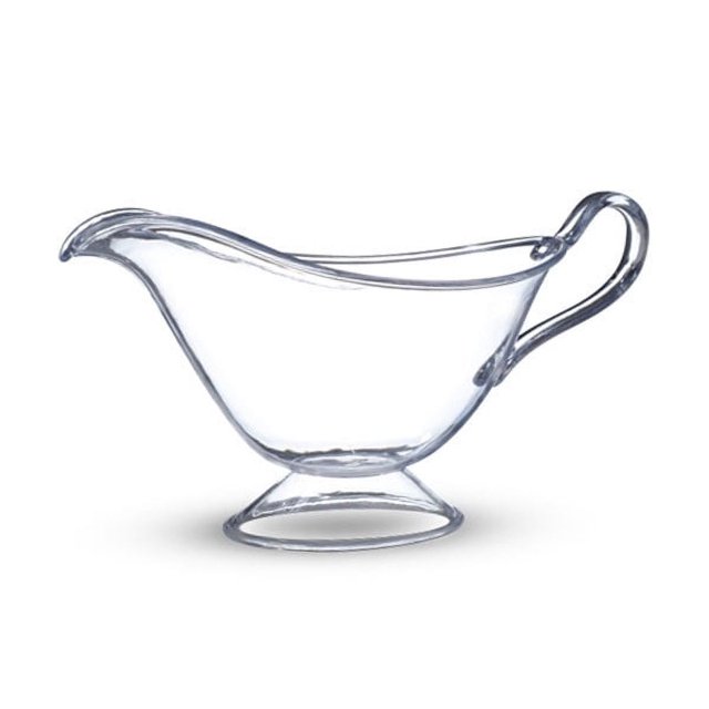 16.9 Oz. Clear Plastic Gravy Boat, 12/PK
