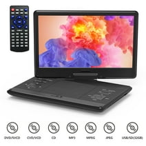 16.9" Portable DVD Player for Kids 1280x800 Resolution HD Portable DVD Player with 14” Swivel Screen for Car Headrest  DVD Player