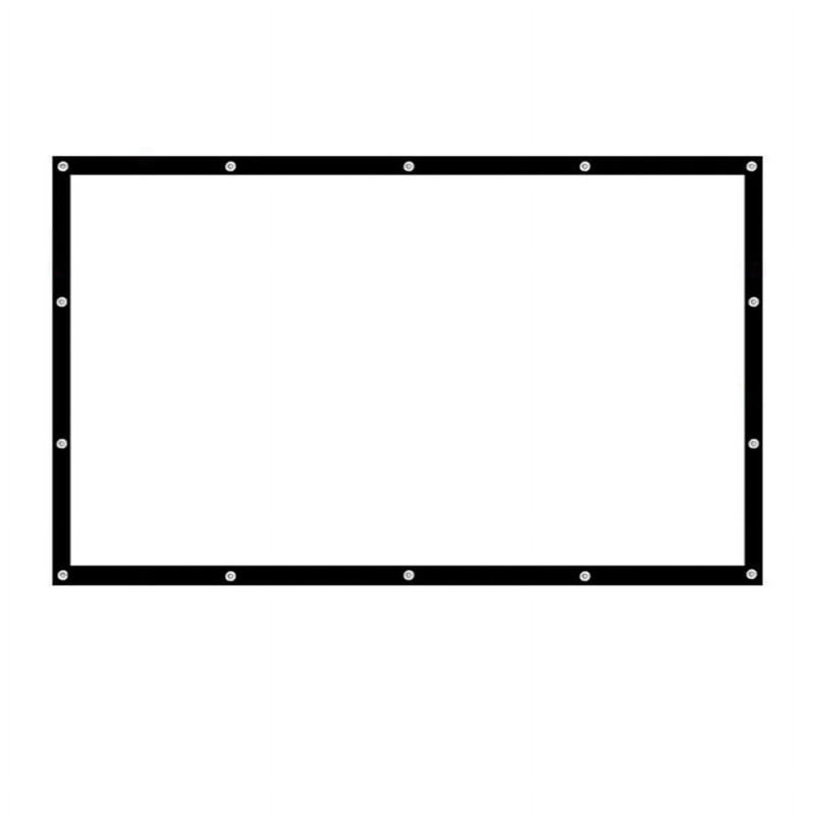 16:9 Simple Projector Curtain 150 Inch Portable HD Display Screen Home ...