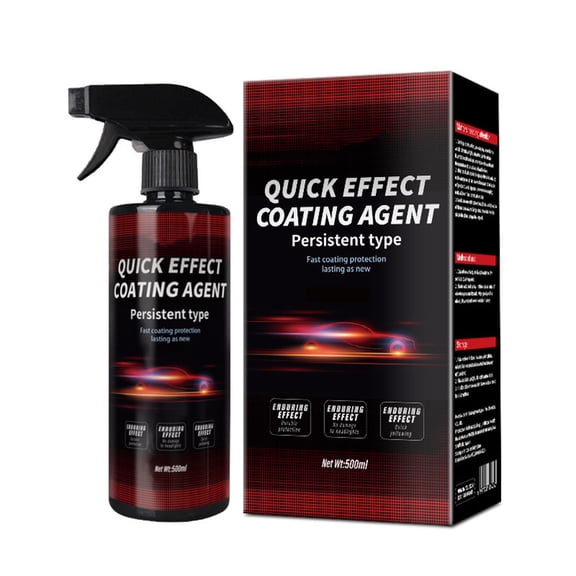 16.9 fl oz Quick Effect Coating Agent - 2026 Upgrade Car Coating Spray for Shine & Protection, Scratch Repair, Oil Film Removal, Hydrophobic Coating