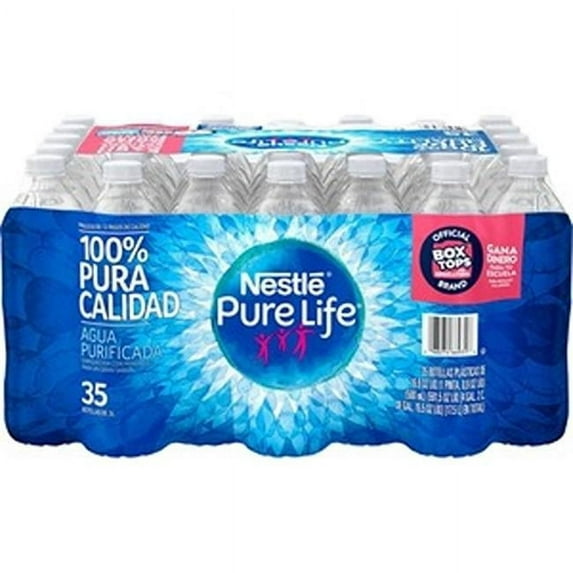 16.9 oz Purified Water, Pack of 35