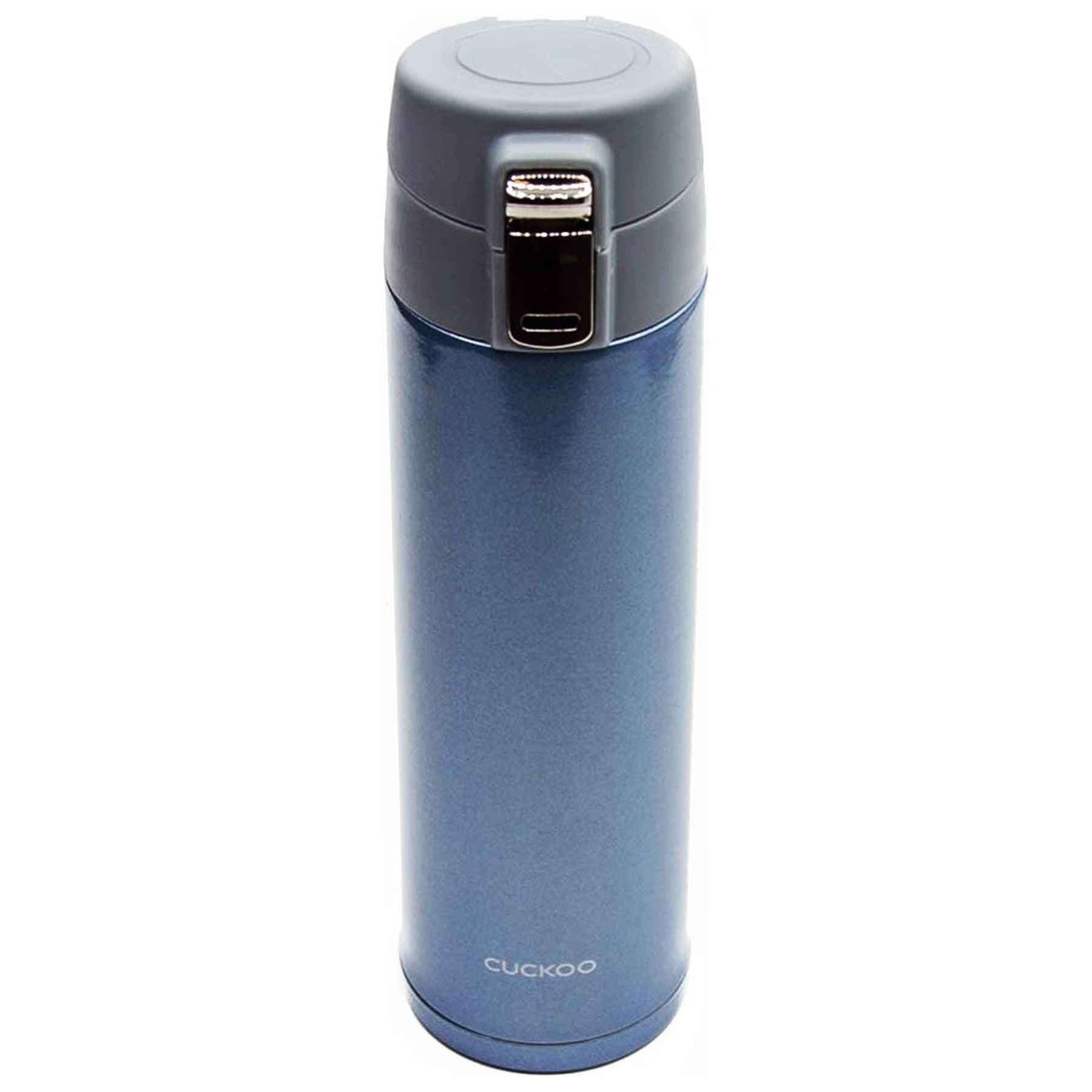 Blue Stainless Steel 16.9 Oz Travel Tumbler with Button-Release Lid