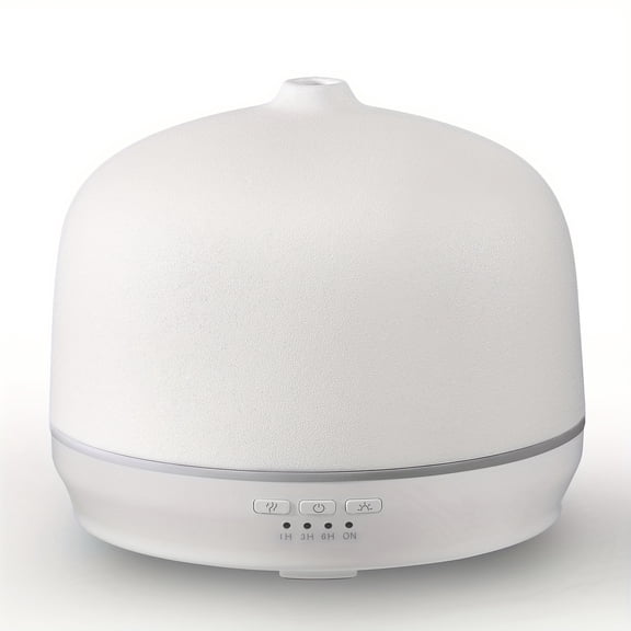 16.91oz Ceramic Lamp, Household Essential Oil Diffuser, Large Room Essential Oil Machine, with Timed Aroma Humidifier, Seven Color Changes, Ideal Holiday Gifts
