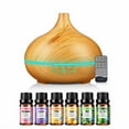 thumbnail image 1 of 16oz Ultrasonic Aroma Diffuser & Humidifier with 6 Essential Oils for Home  Office  Spa  Yoga, 1 of 6
