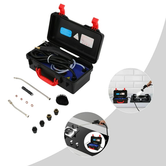 16.93*9.45*7.48inch 1700W Vehicle Car Detailing Steam Cleaner High Pressure Dirt Removal Cleaning Machine