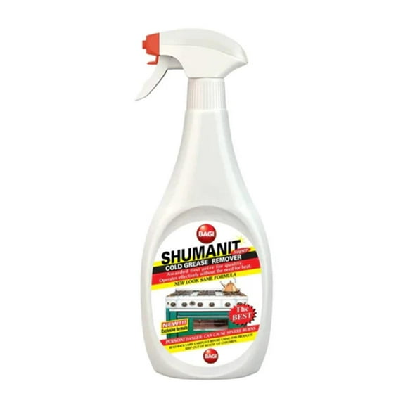 VeZee 16.9Fl Bagi Shumanit Cold Grease & Stain Spray for The immediate Removal of Stubborn and Burnt fats/Grease - Made in Israel: 1CT