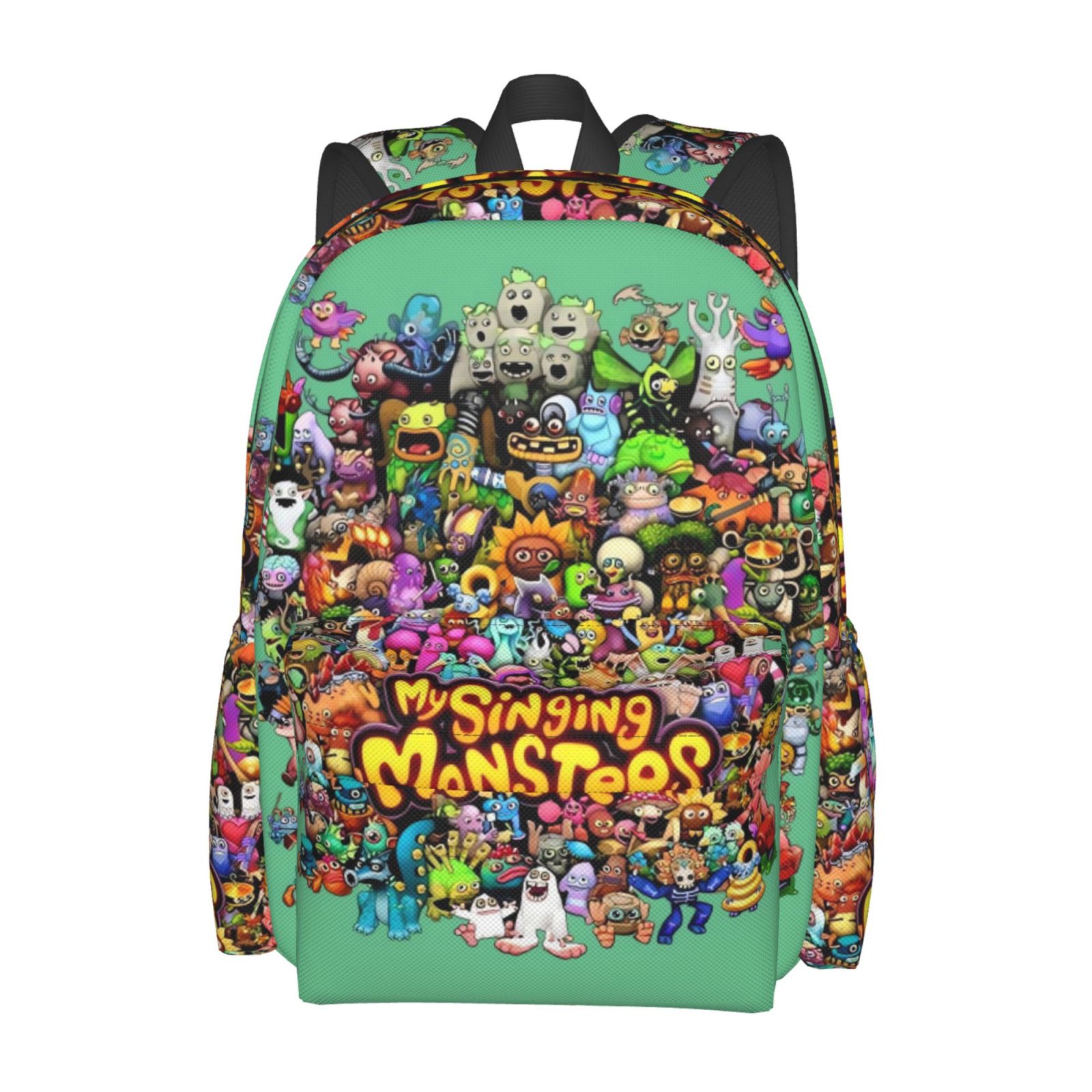 16.9in My Singing Monster Backpack College School Bags Bookbag Travel ...