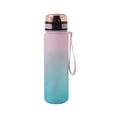 thumbnail image 1 of 16.9oz Sports Water Bottle, Leakproof Wide Mouth Hydration Jug, BPA-Free Large Capacity Waterbottle with Stainless Steel Rim for Gym, Travel, Hiking, Office, D, 1 of 8