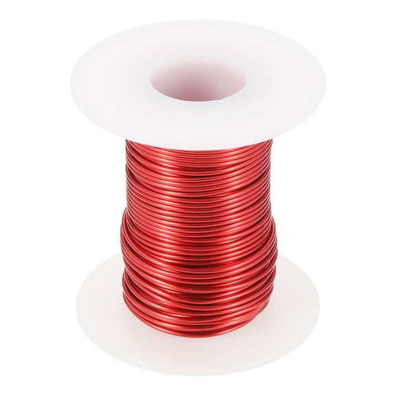 16 AWG Magnet Wire, 16 Gauge 4 oz Enameled Copper Wire, 155C(311F), Red,White