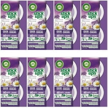 16 Air Wick Stick Ups Small Spaces Air Freshener Lavender & Chamomile (8 Packs)
