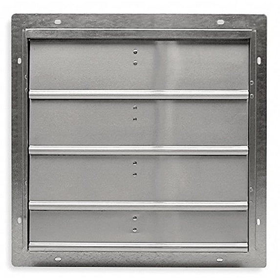 16 Backdraft Damper Wall Shutter 16 1 2 x 16 1 2