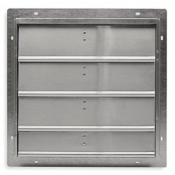16 Backdraft Damper Wall Shutter 16 1 2 x 16 1 2