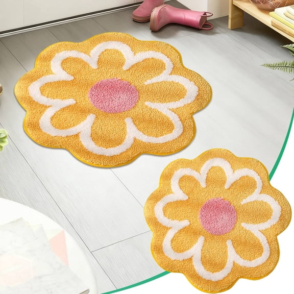 16" Bathroom Soft Shower Cushion Bathroom Small Door Cushion Water Bathtub Toilet Carpet