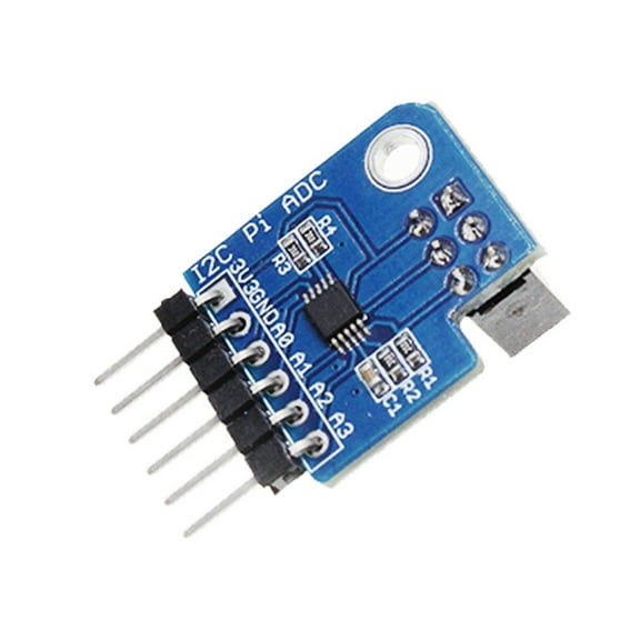 16 Bit 4 Channel I2C Analog to Digital ADC Converter ADC Converter Development Board for RPi 4B/3B+/3B