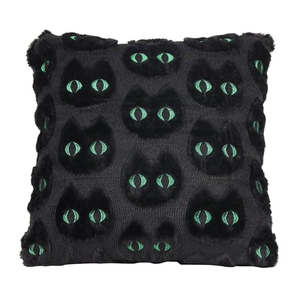 16" Black Cat Pillow by Ashland®