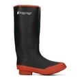 thumbnail image 1 of Frogg Toggs 16" Black Utility Boot  | Black and Red | Size 08, 1 of 3