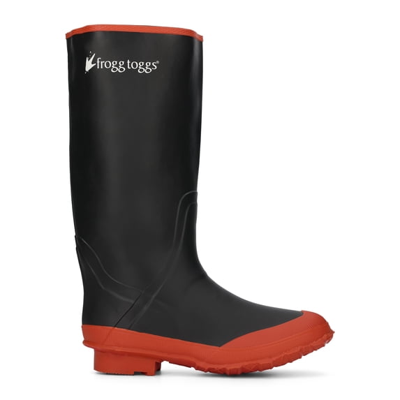 Frogg Toggs 16" Black Utility Boot | Black and Red | Size 10