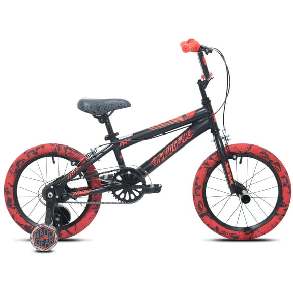 16" Boys MaddGear, Black/Red