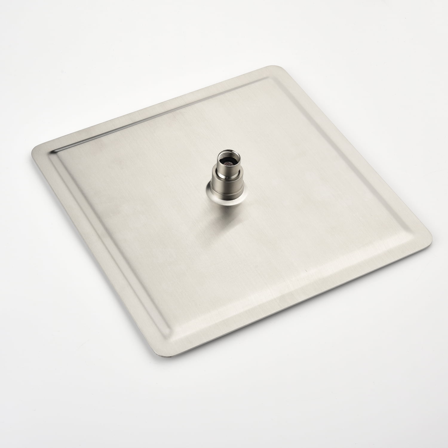 16” Brushed Nickel 304 Stainless Steel Square Rain Shower Head by Pium ...