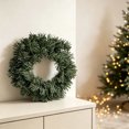 thumbnail image 1 of 16" Canadian Pine Artificial Christmas Wreath, Faux Pine Christmas Wreath, Seasonal Indoor Home Decor, 1 of 9