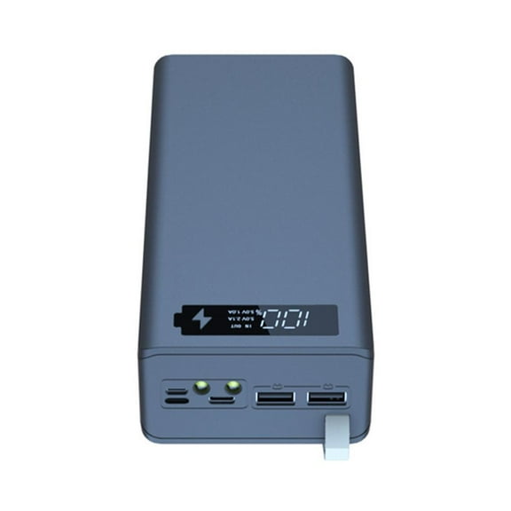 16-Cell 18650 Removable Power Bank Kit with PD Fast Charging and Wireless Charging
