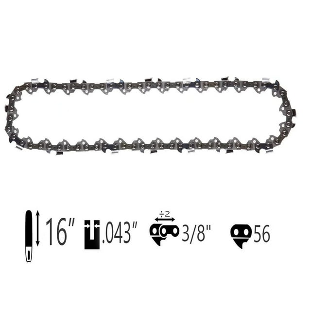 Lama 50cm Denti Scalpello 3 Catene Motosega .325'' 1,5 Mm 76 TG - Per Lama 50 Cm Denti Scalpello Catene Denti Scalpello