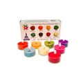 thumbnail image 1 of Chakra Scented and Colored Tealight Candles (16 Pc) with 8 Fragrances and Colors for Healing Chakras, Meditation, 1 of 8