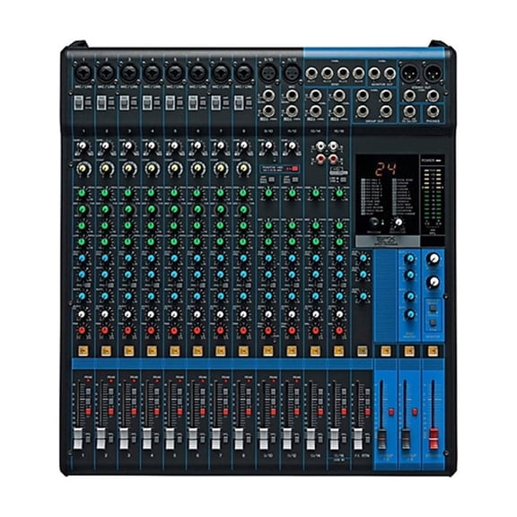 16 Channel Mixer with USB and Effects 16-Input Stereo Analog Mixing Consoles ,Bass & Treble Control