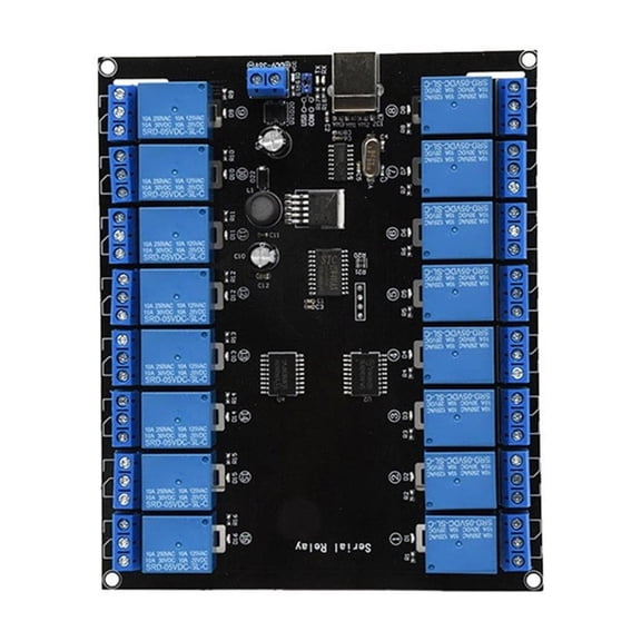16 Channel Relays Module With Optocoupler Relays Output 1 2 4 6 8 Way Relays Module