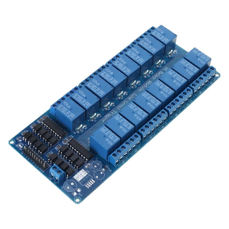16 Channel Relays Module with Optocoupler Microcontrollers Interface ...
